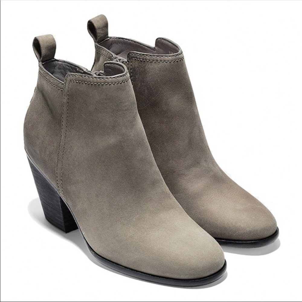 Cole Haan Chesney Leather Heeled Bootie Size 8 1/2